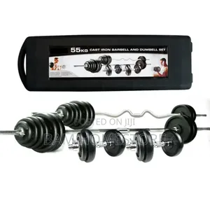 55kg Heavy Dumbbell Sets Barbell and Dumbbell Weight Set