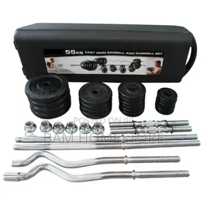 55kg Heavy Dumbbell Sets Barbell and Dumbbell Weight Set