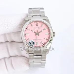 Rolex Oyster Perpetual Silver and Pink
