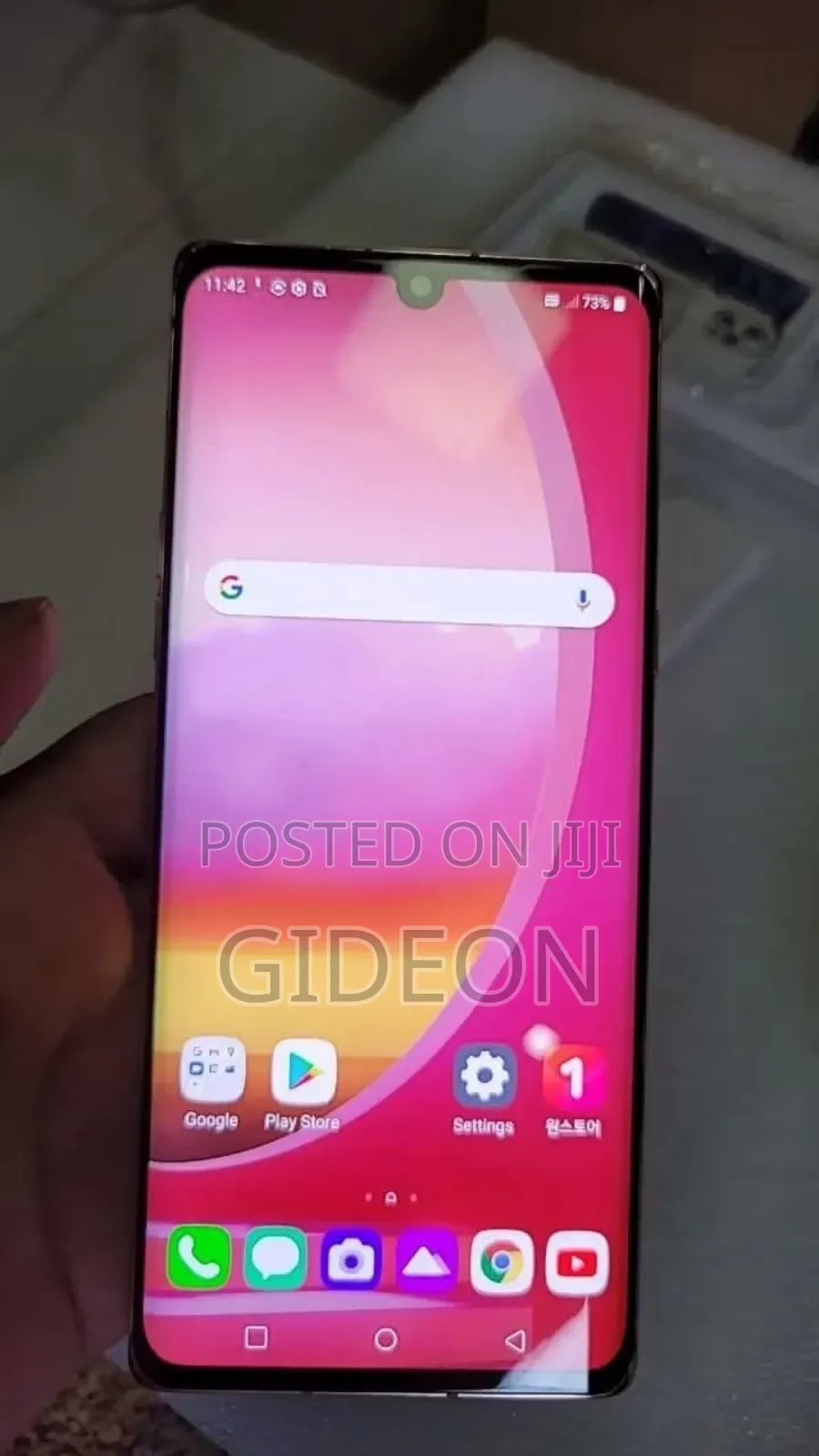 LG Velvet 128 GB Pink