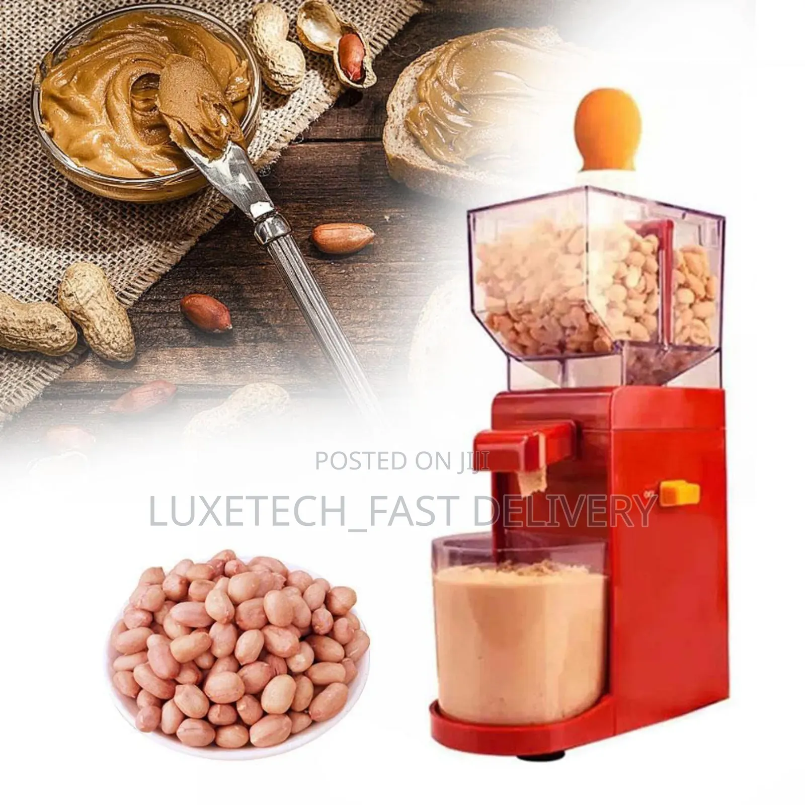 Electric Peanut Butter Grinder Automatic With Non-Slip Base