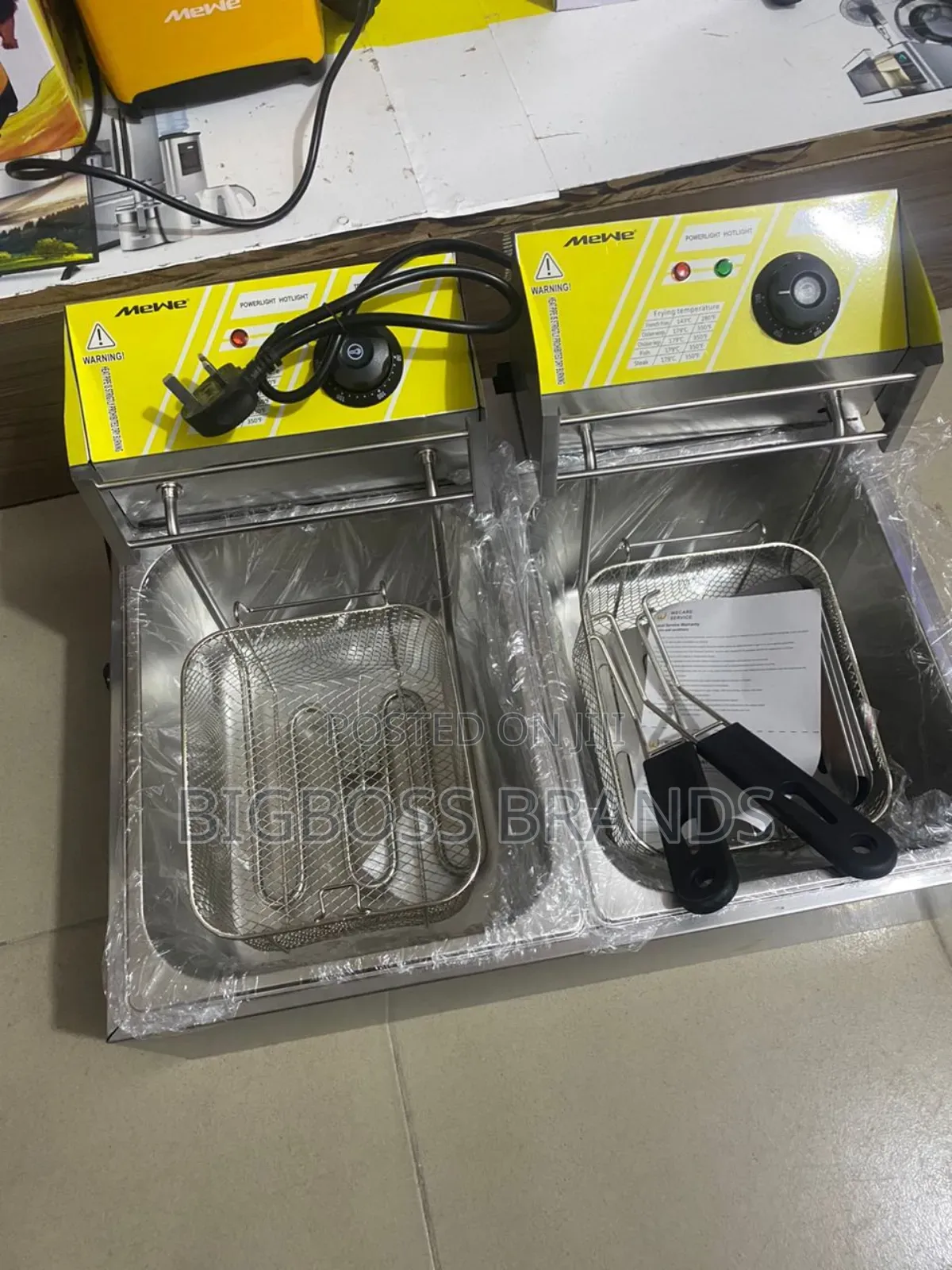 Mewe Double Deep Fryer Litre 12