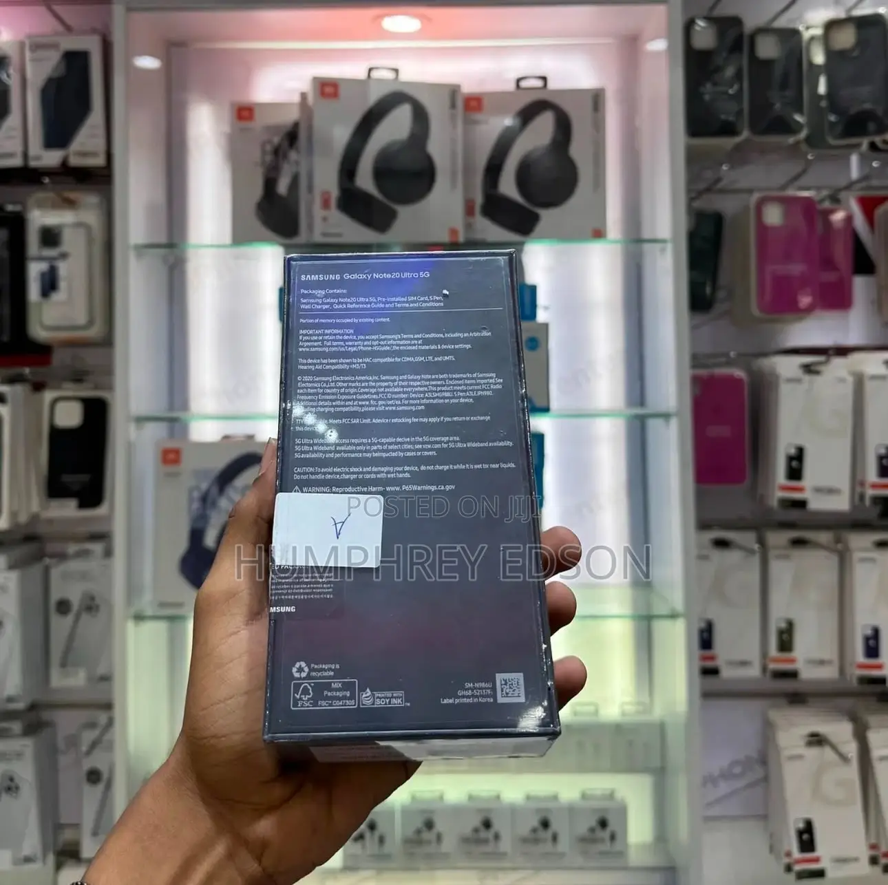 New Samsung Galaxy Note 20 Ultra 5G 128 GB Black
