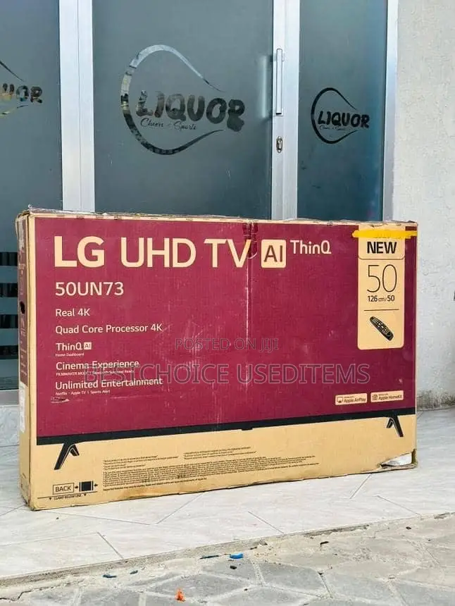LG Smart TV Uhd Thinq Inch 50" Real Price/ 