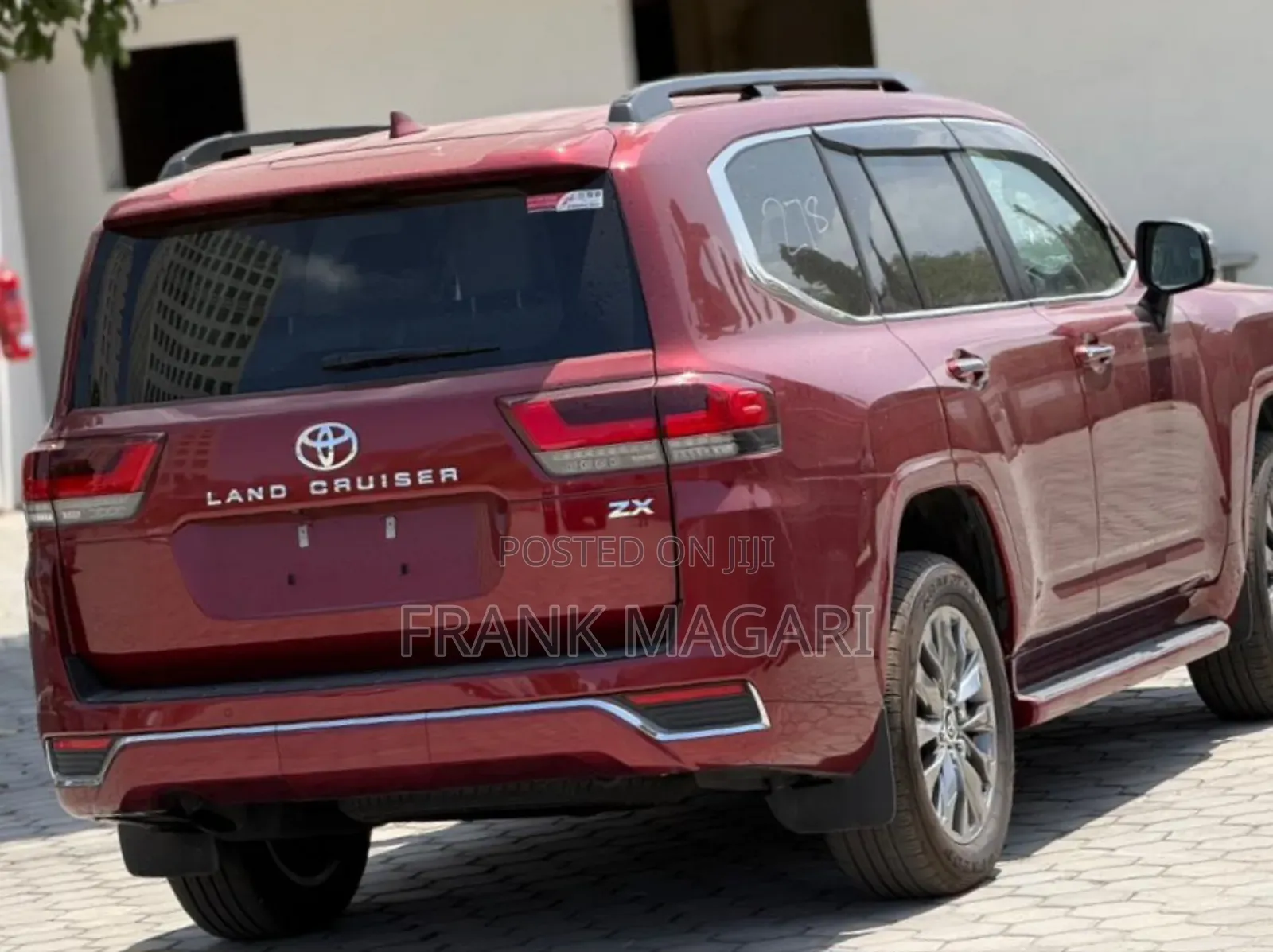 Toyota Land Cruiser 2023 Burgundy