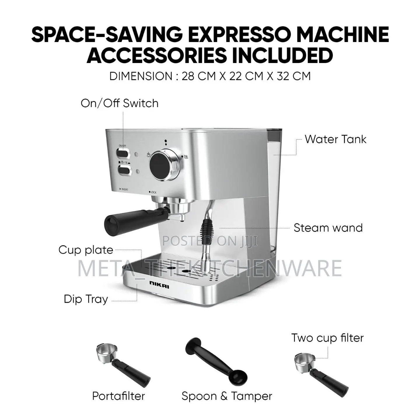 Nikai Coffee Maker 15bar NEM230A