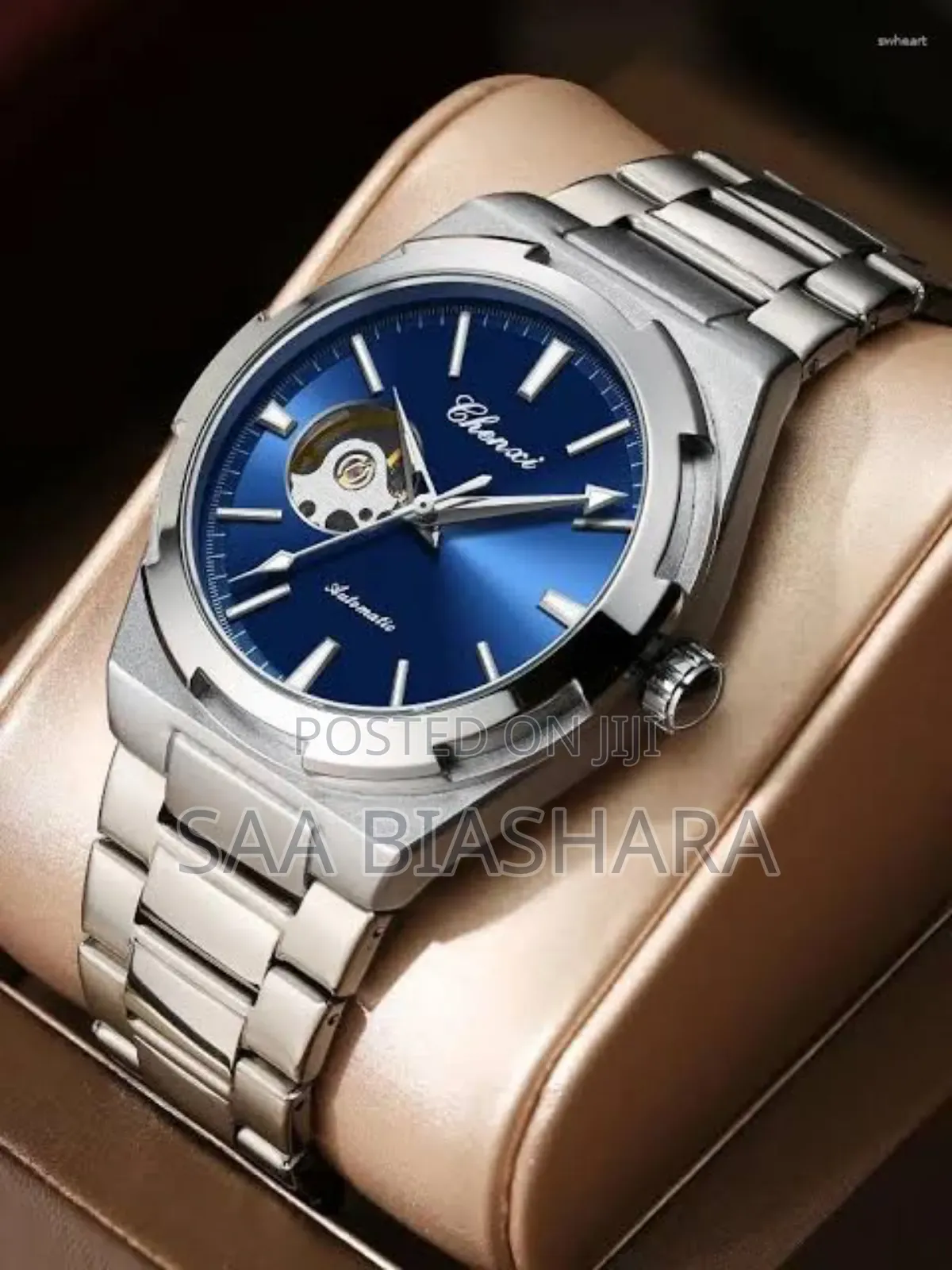 Chenxi Mkanda Wa Chuma Silver Na Blue