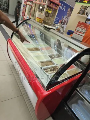 Large Ice Cream Commercial Showcase Display