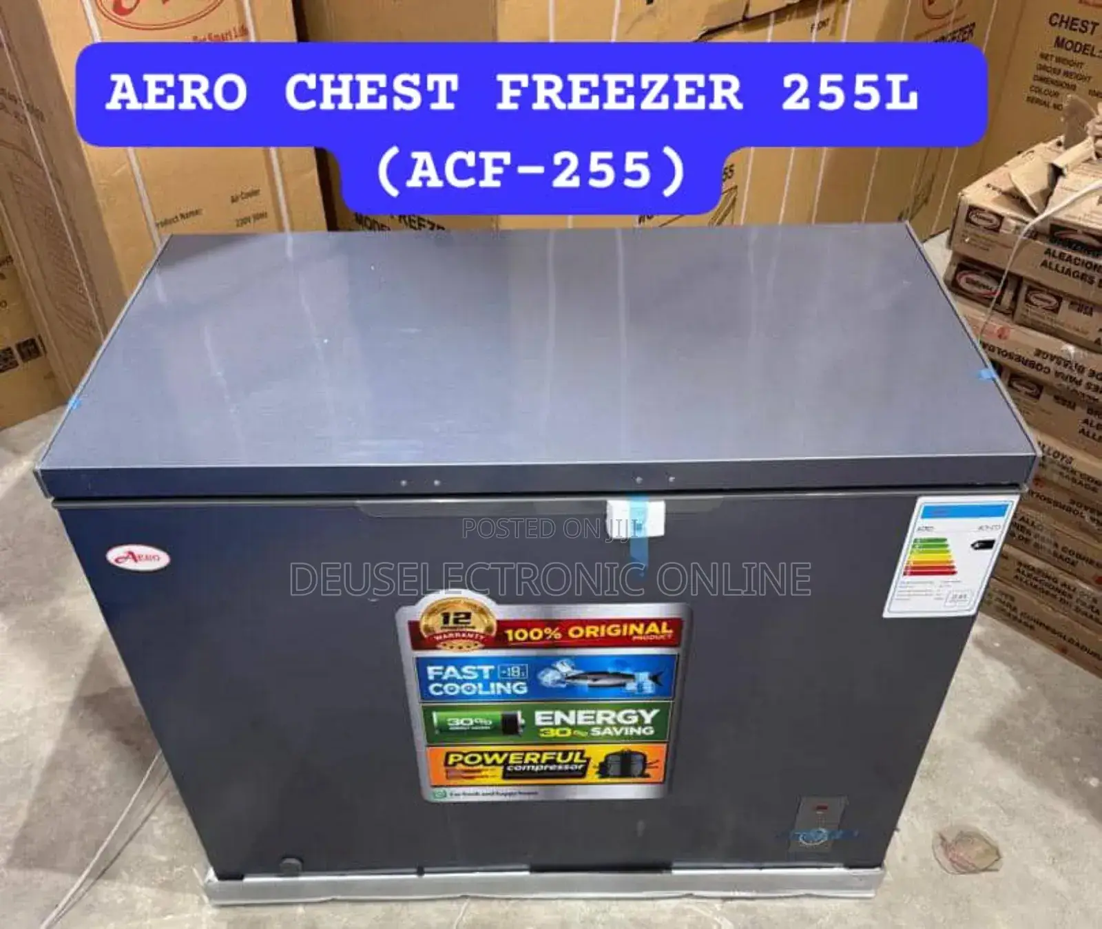 Aero Chest Freezer 255L