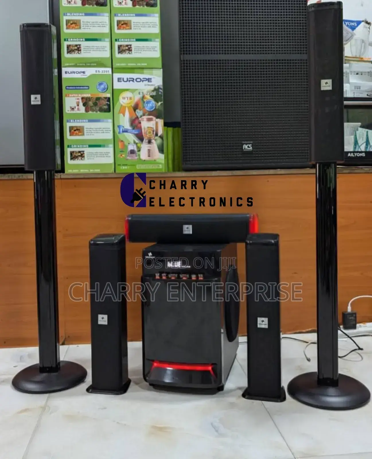 VERAPOINT SUPER BASS Subwoofer With Tower Speakers 5.1