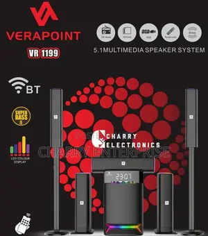 VERAPOINT SUPER BASS Subwoofer With Tower Speakers 5.1