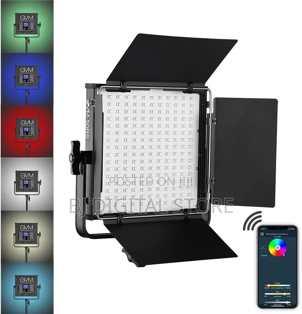 GVM 50rs RGB LED Light Panel