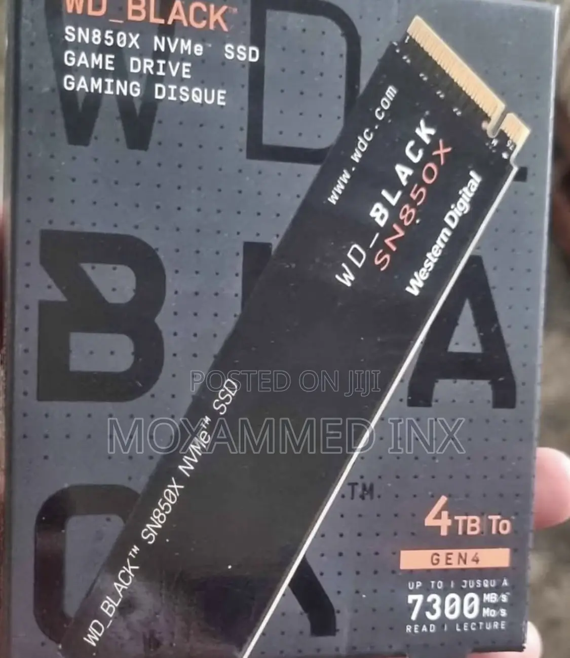 Wd_blacktm Sn850x Nvmetm 4tb SSD