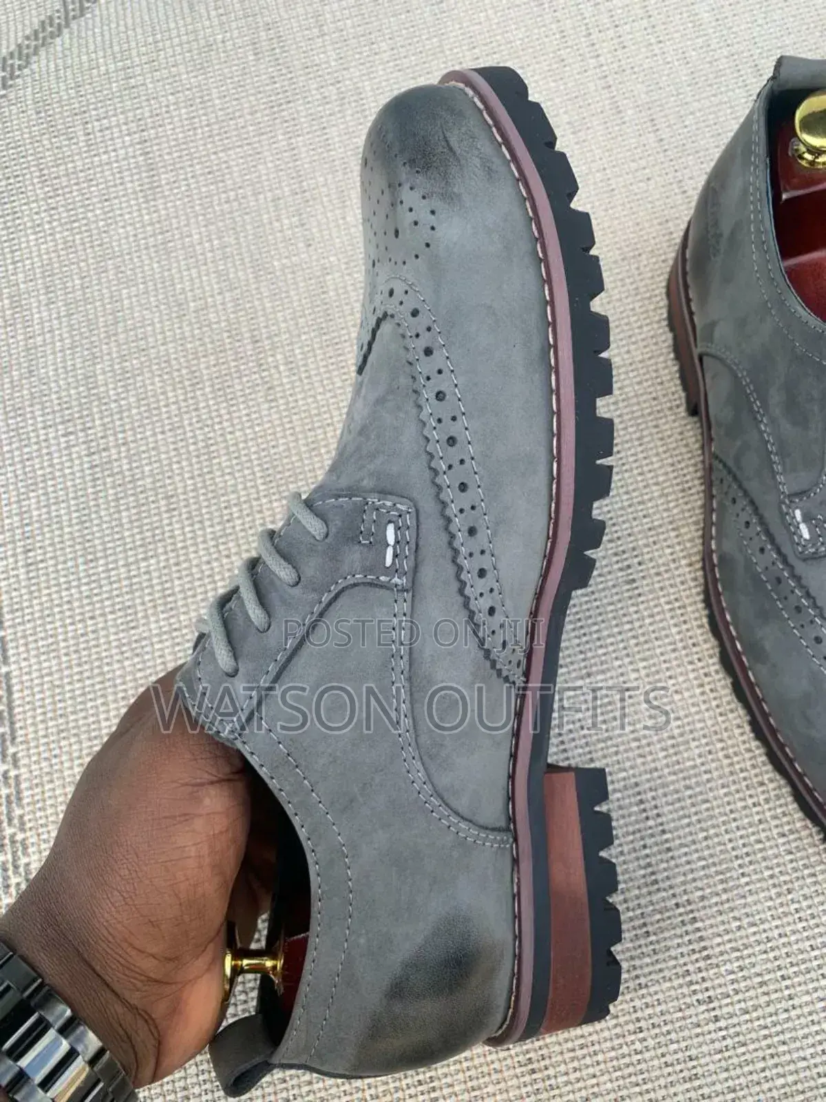 Classic Hard Genuine Leather Men Shoes