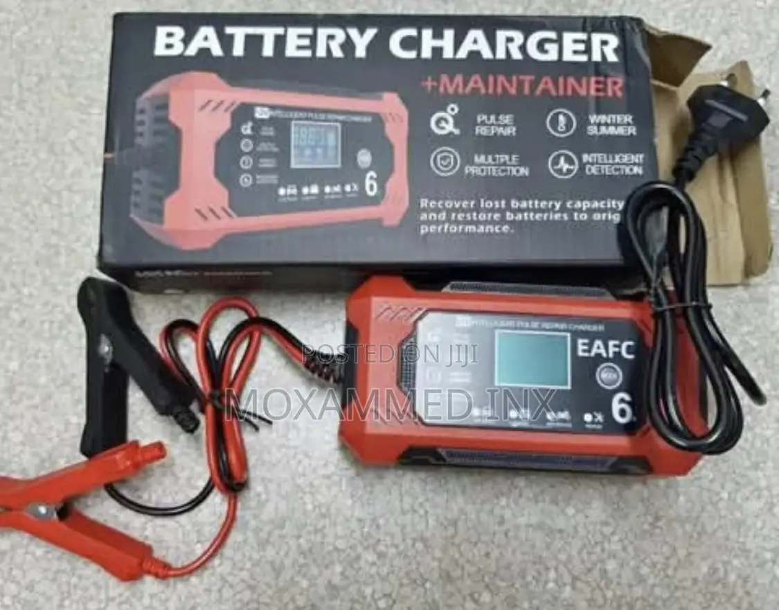 Battery Charger + Maintainer 6A 12V