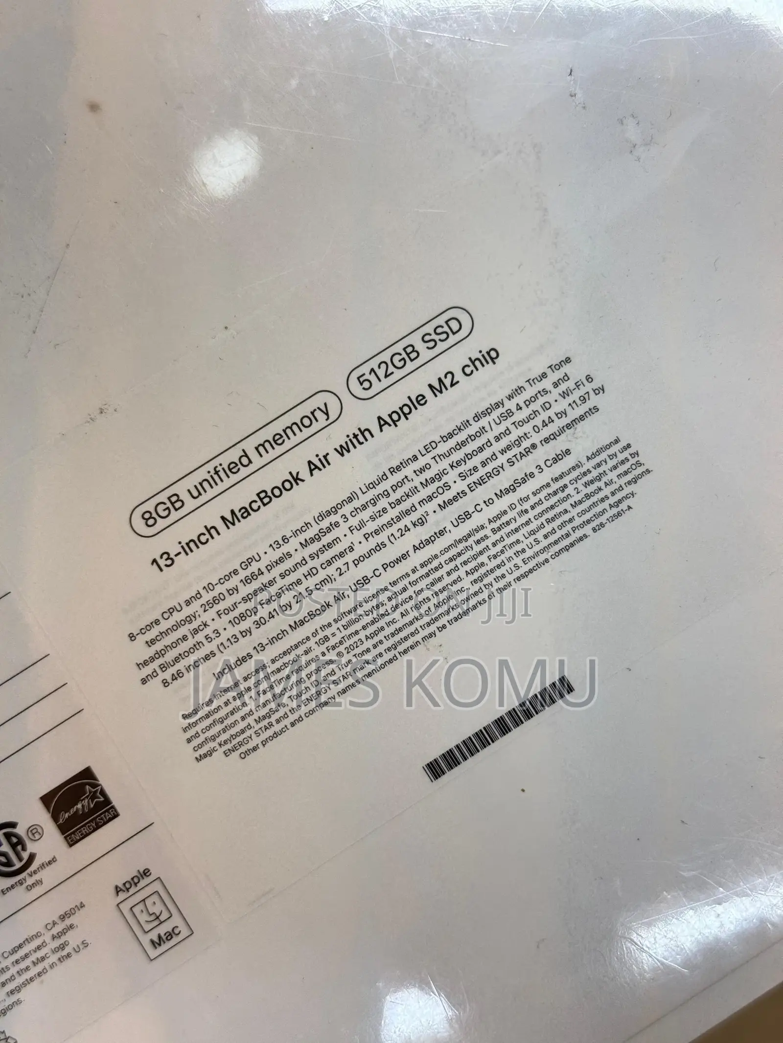 New Apple MacBook Pro 2023 M2 Max 14-Inch 8GB Apple M3 SSD 512GB