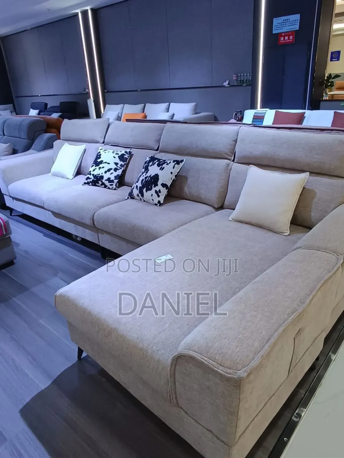 Sofaset Ya 3:3 L Shape Grey