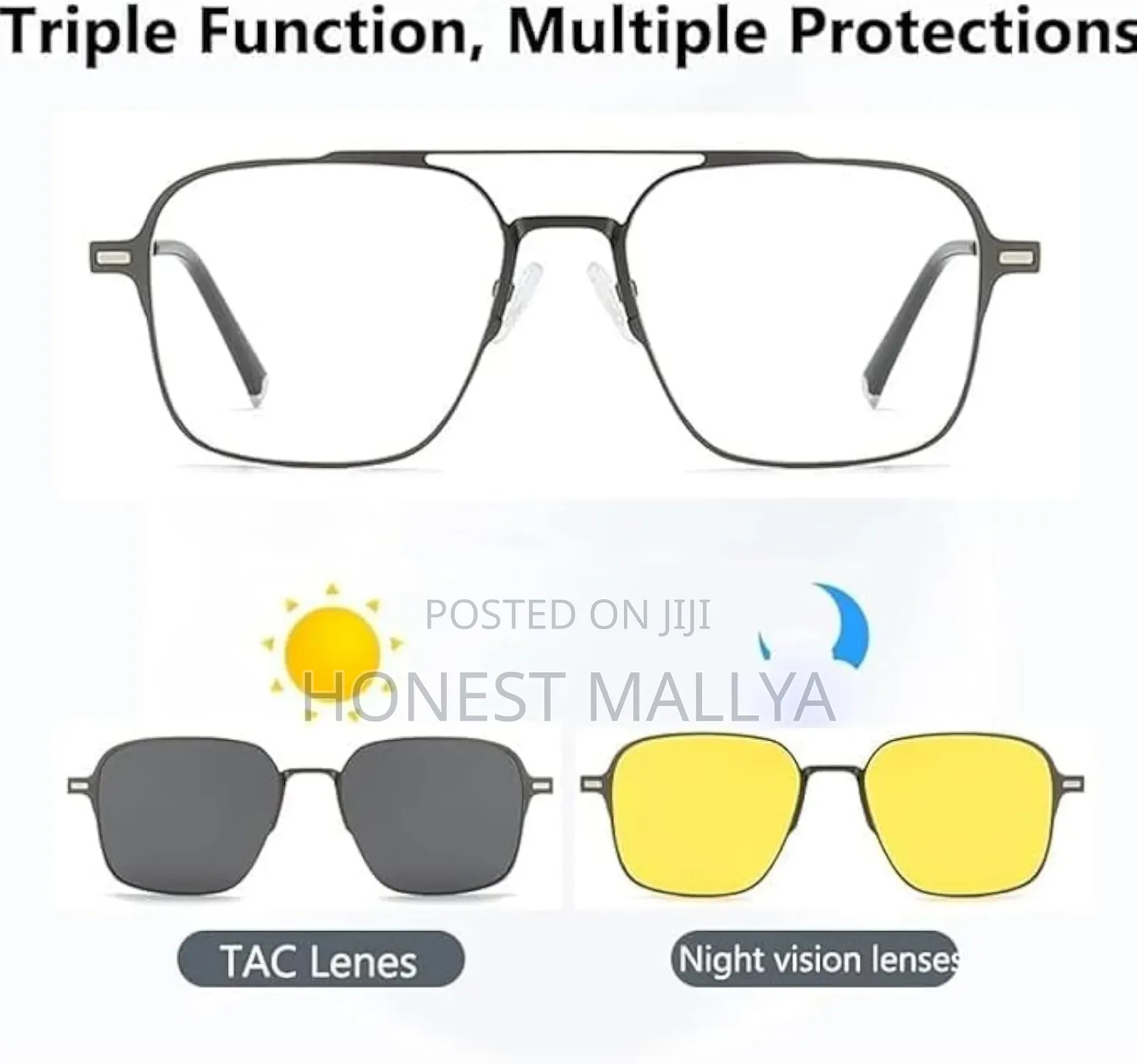 Magnetic Sunglasses 3in1