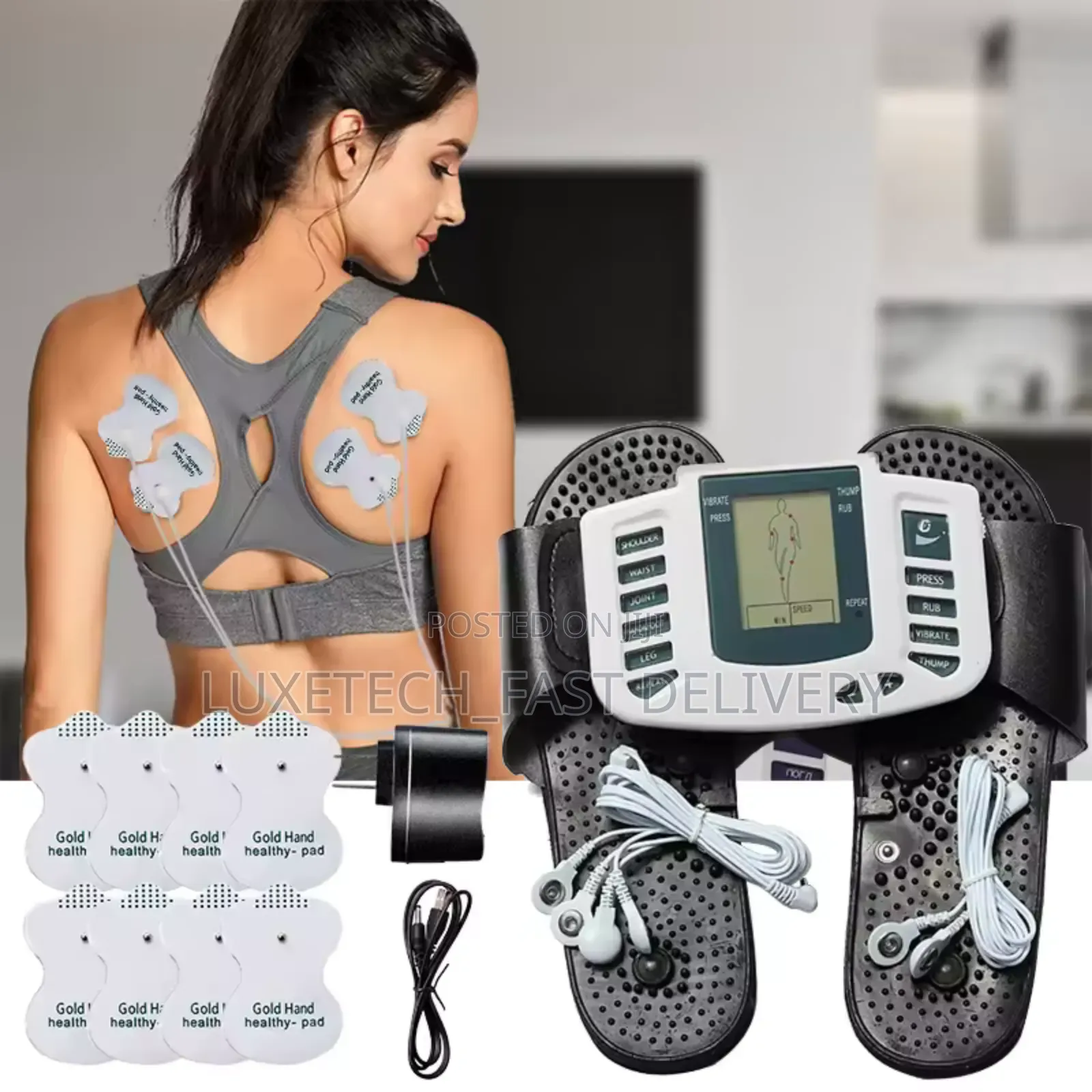 Electric Stimulation Body Massager Digital Therapy Machine