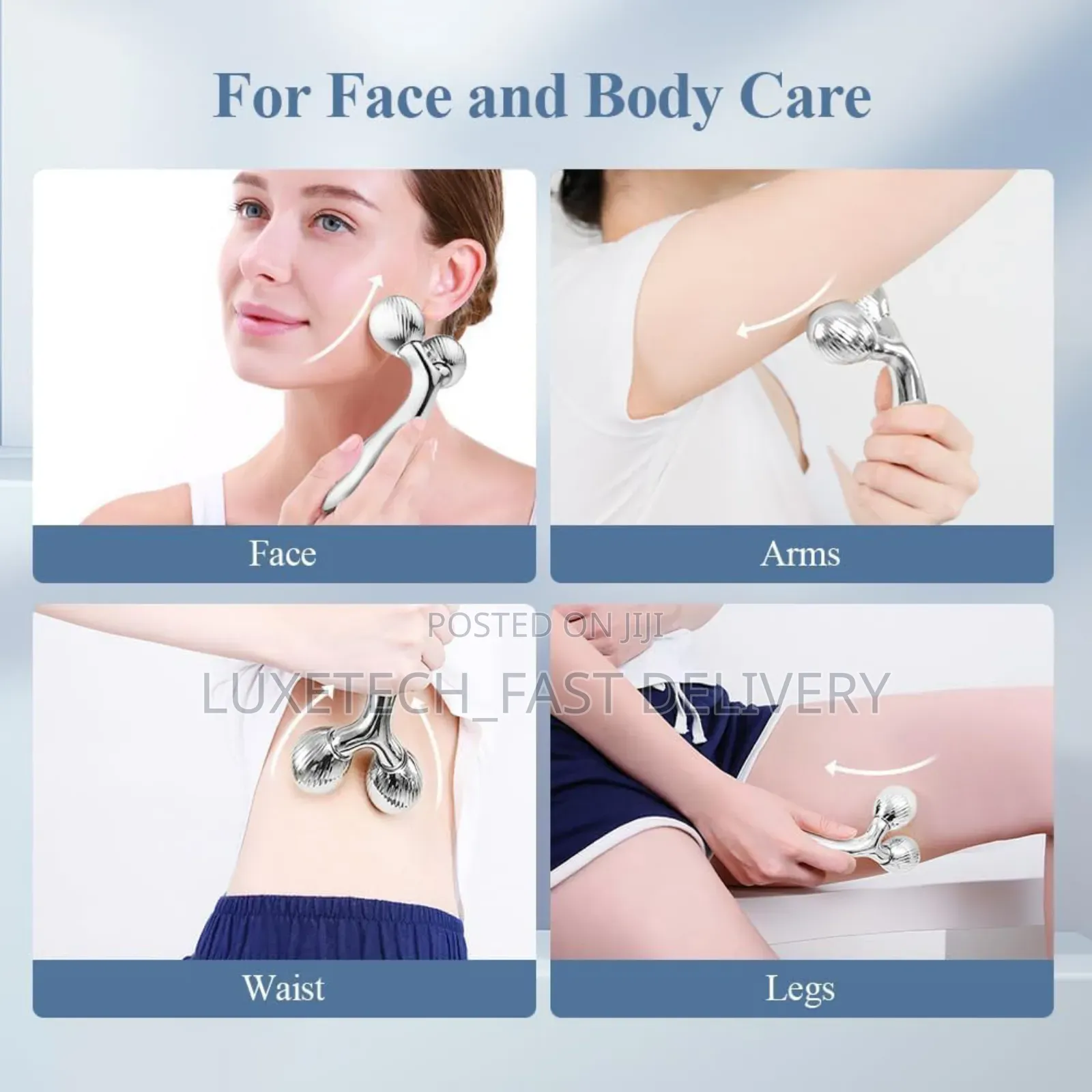 3D Massager Roller 360 Rotate Wrinkle Remover for Men/Women