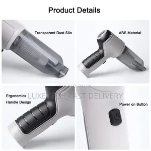 Portable Home And
Car Cordless Vacuum Cleaner Strong Suction