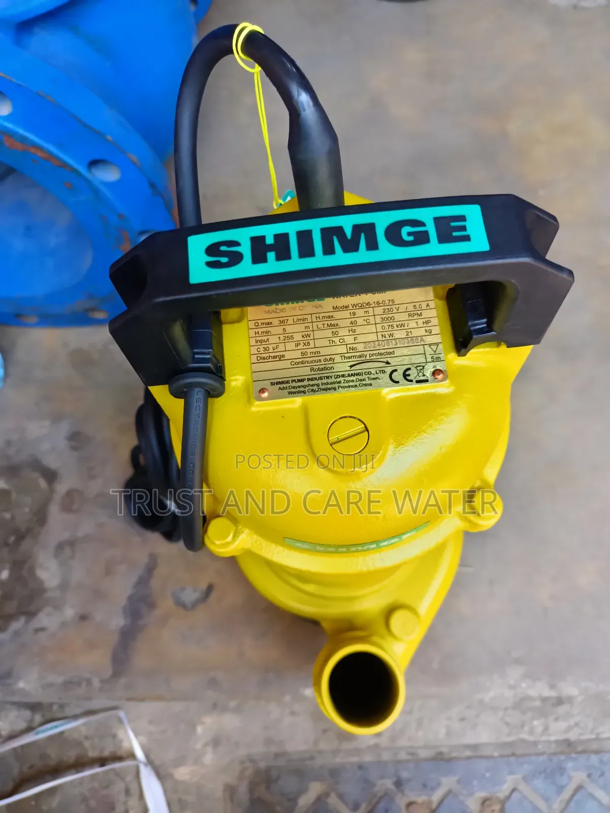 Shimge Sawege Pump 1hp