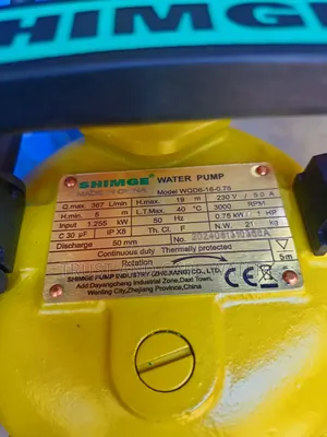 Shimge Sawege Pump 1hp