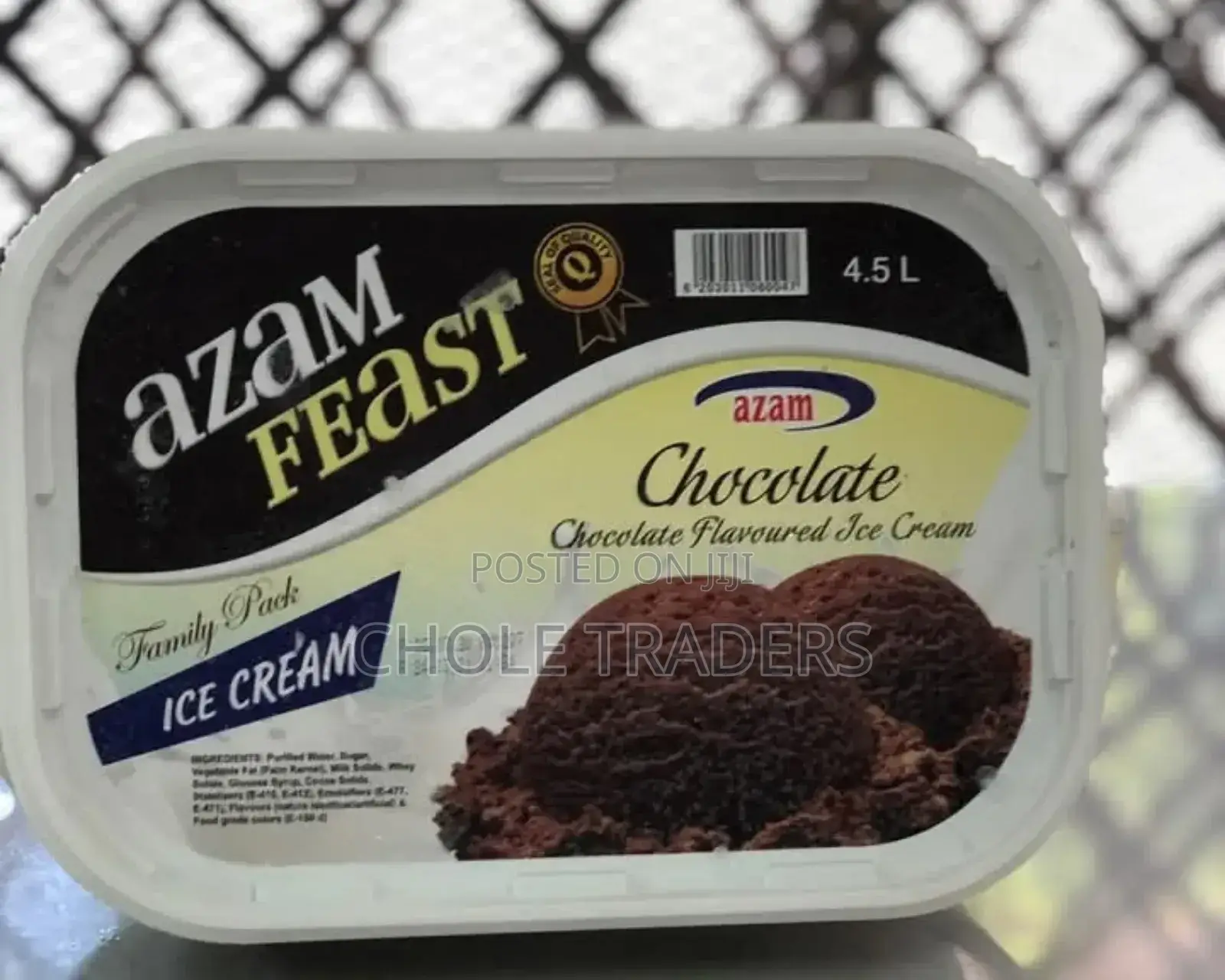 Azam Feast Ice Cream Chocolate 4.5L