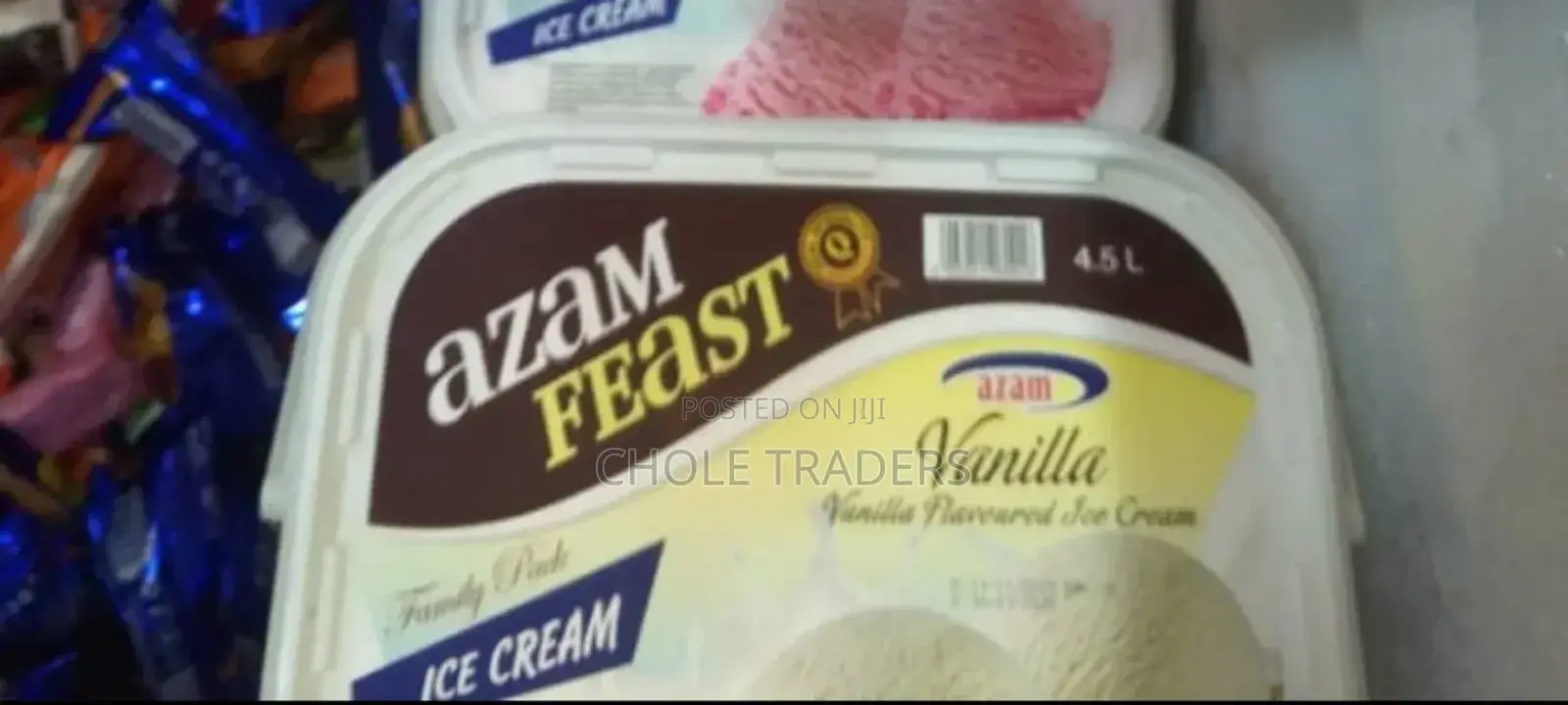 Azam Feast Ice Cream Vanilla 4.5L