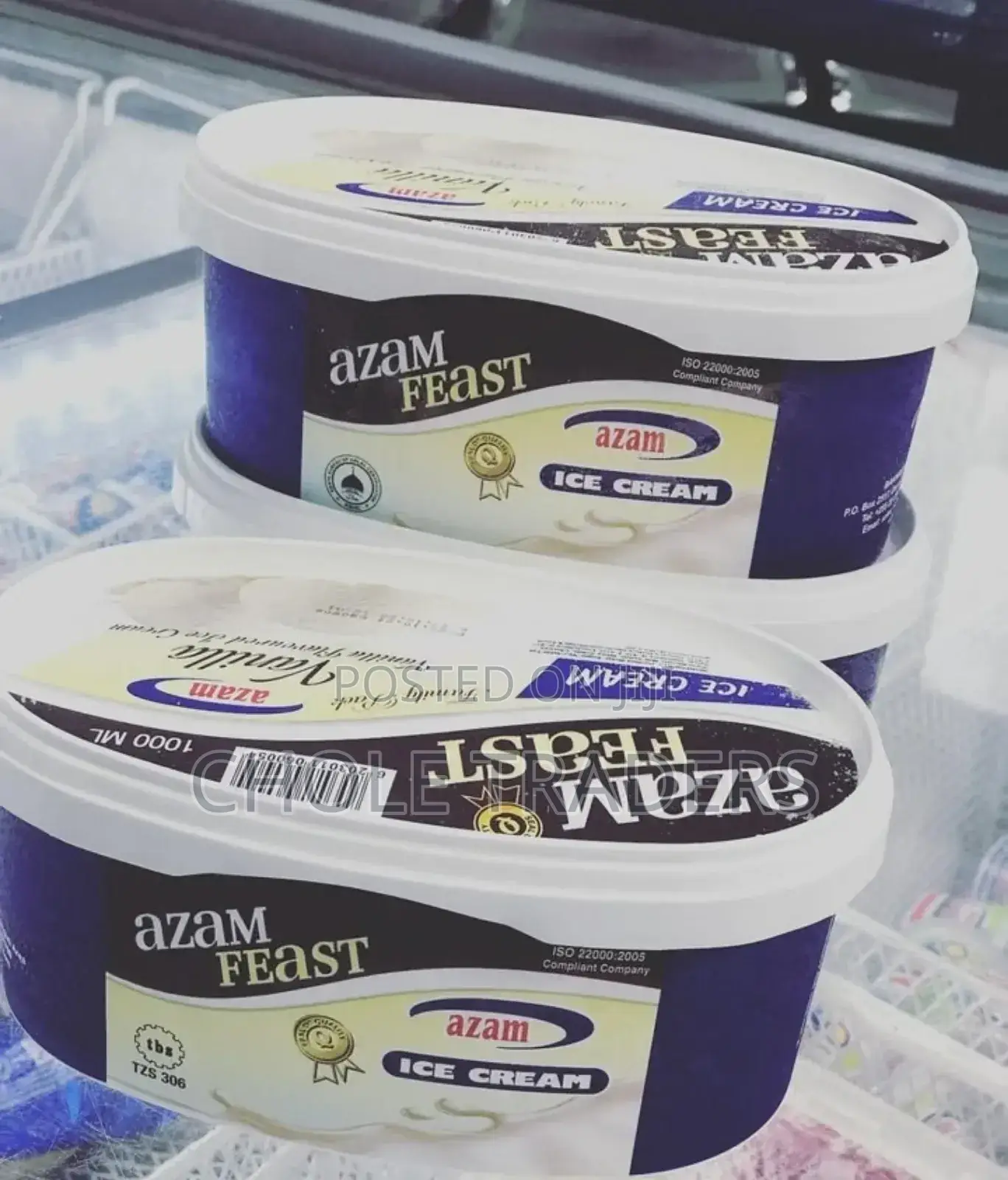 Azam Feast Ice Cream Vanilla 4.5L