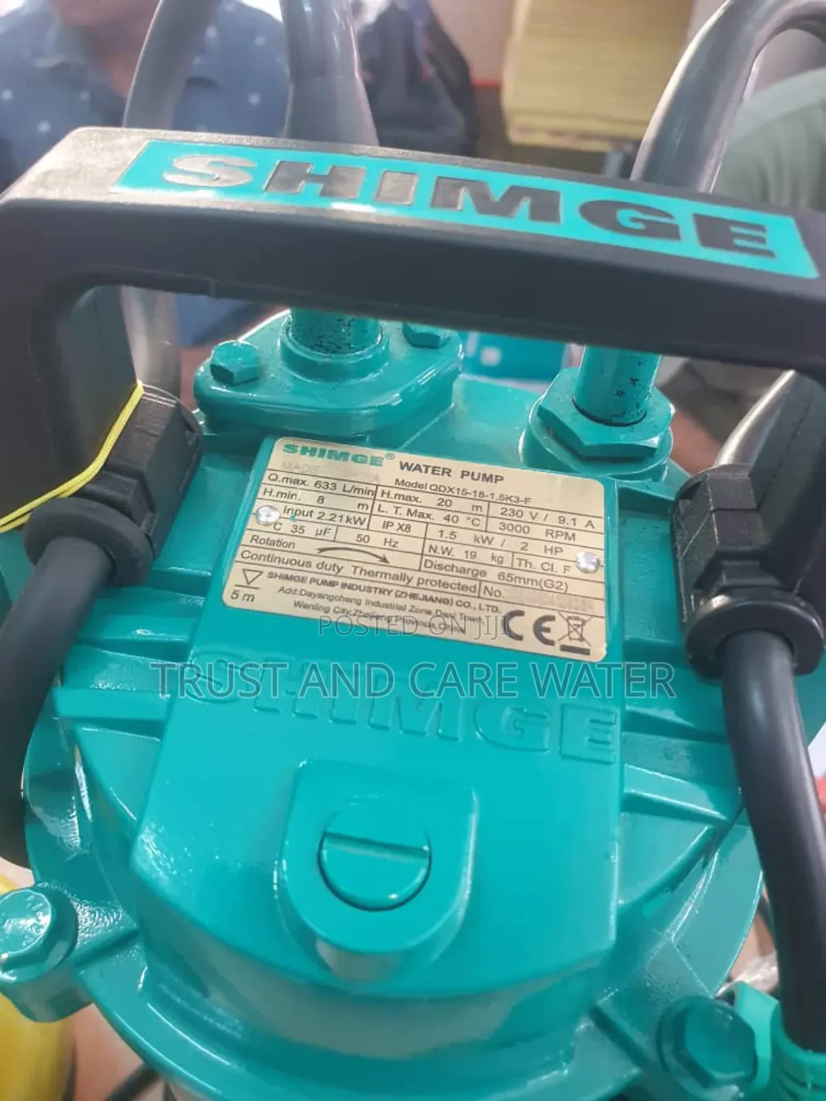 Shimge Water Pump 2hp