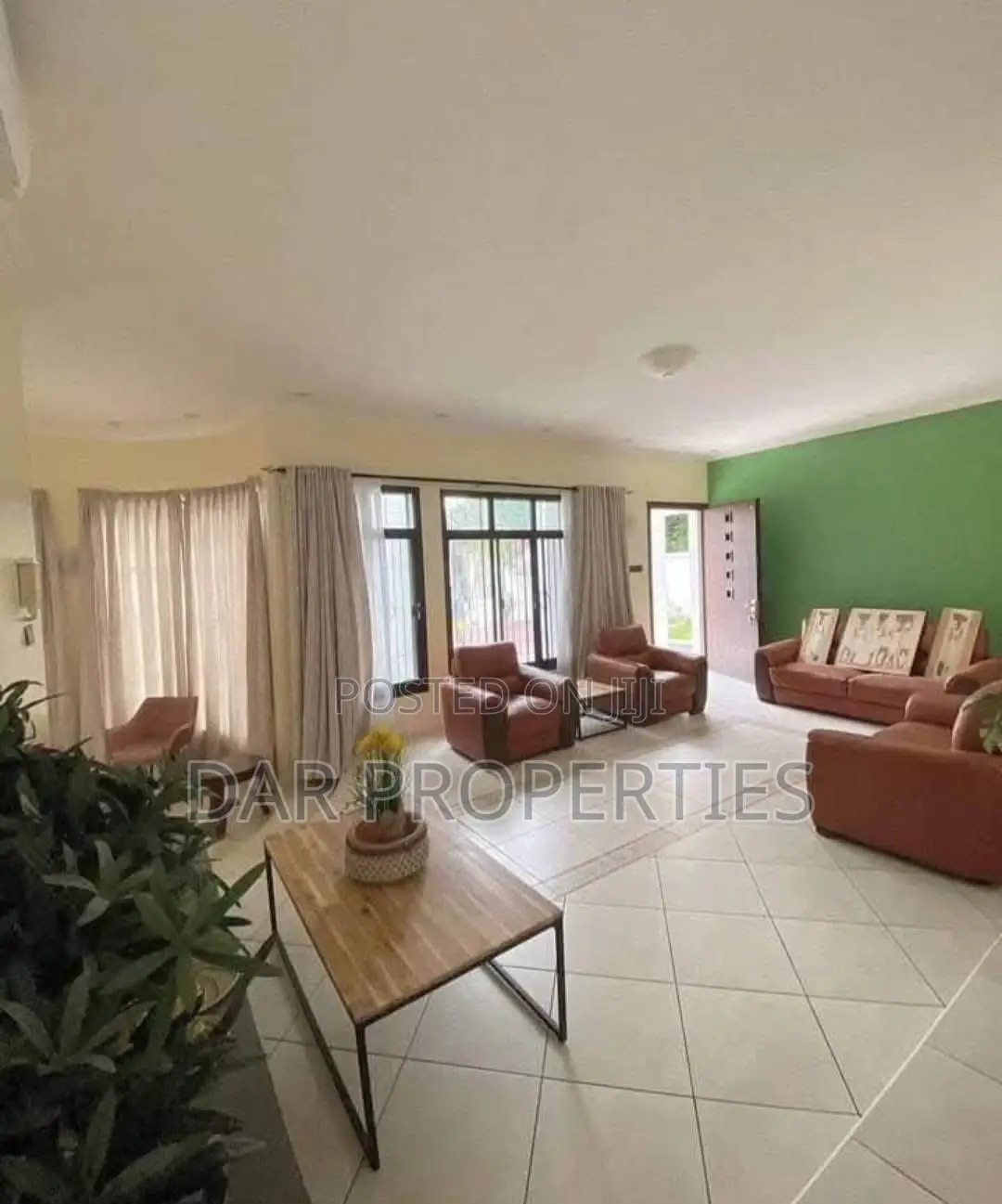 Furnished 4bdrm House in Masaki,Dar Es Salaam for rent