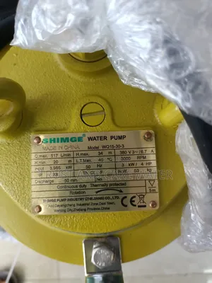 Shimge Sawege Pump 4hp