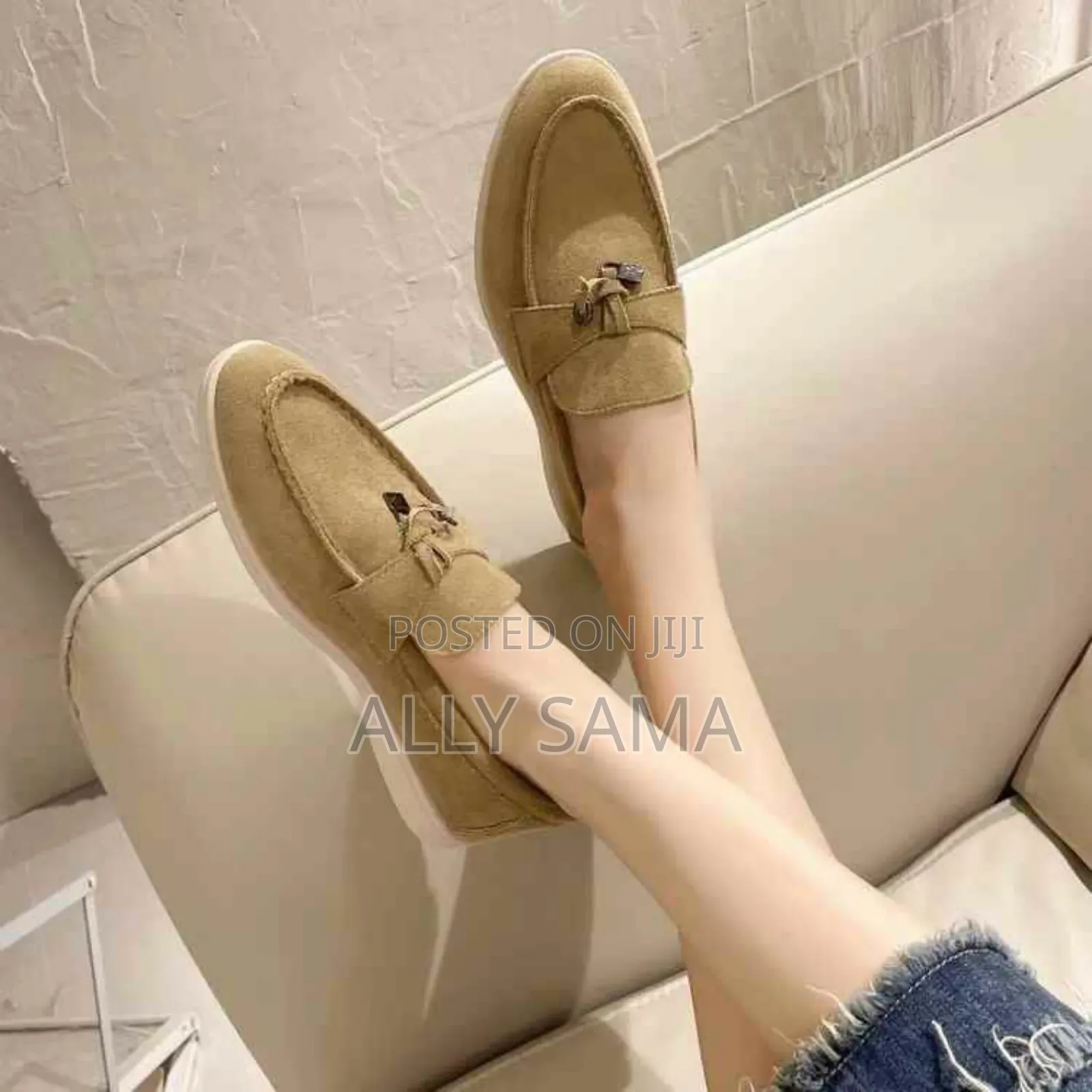 Women Loafers Material Suede