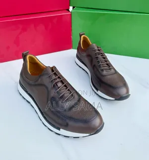 Men's Official Shoes Berluti Coffee Material Leather