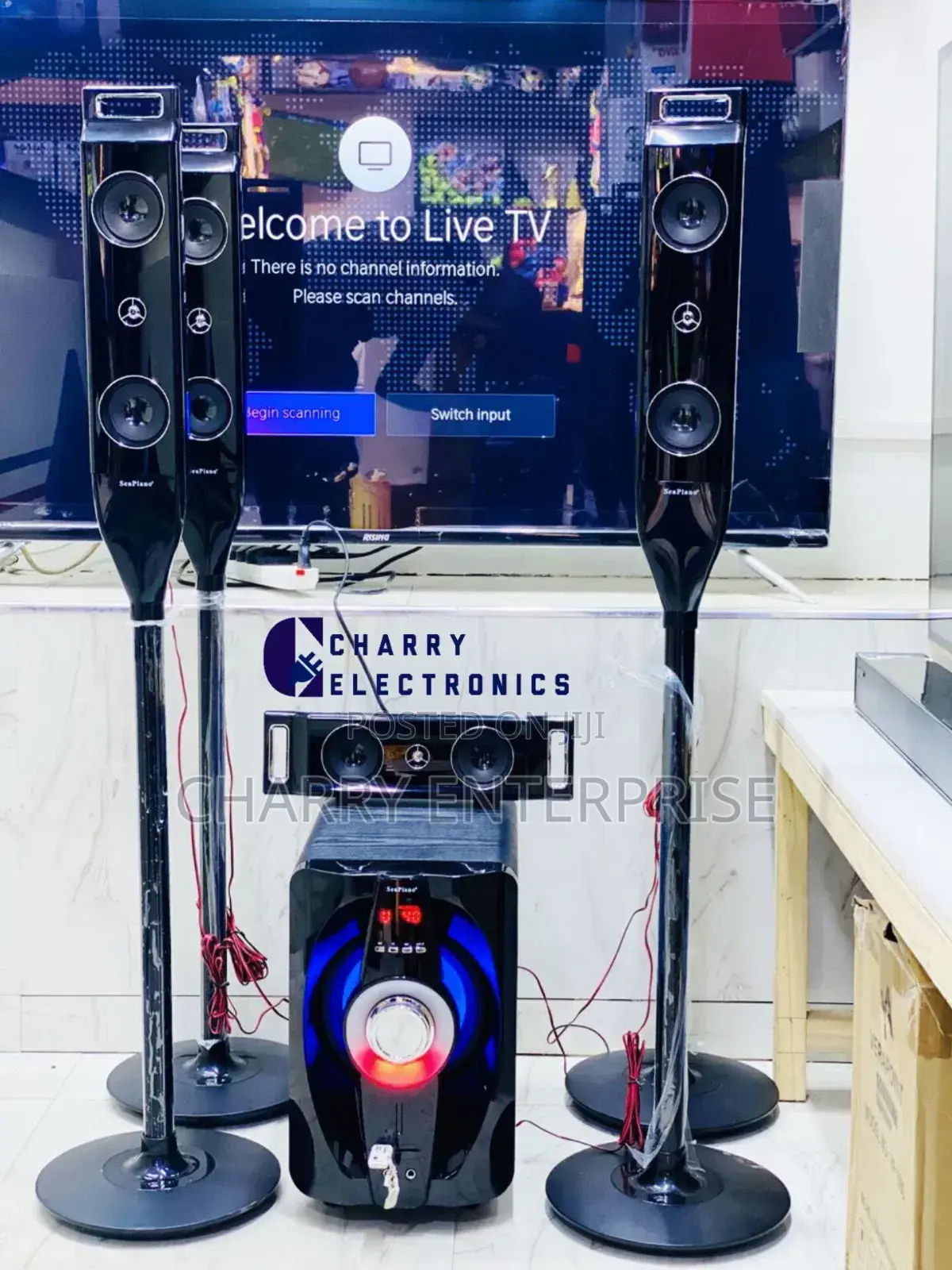 SEA PIANO SP-663 Home Cinema System With 5tower Speakers