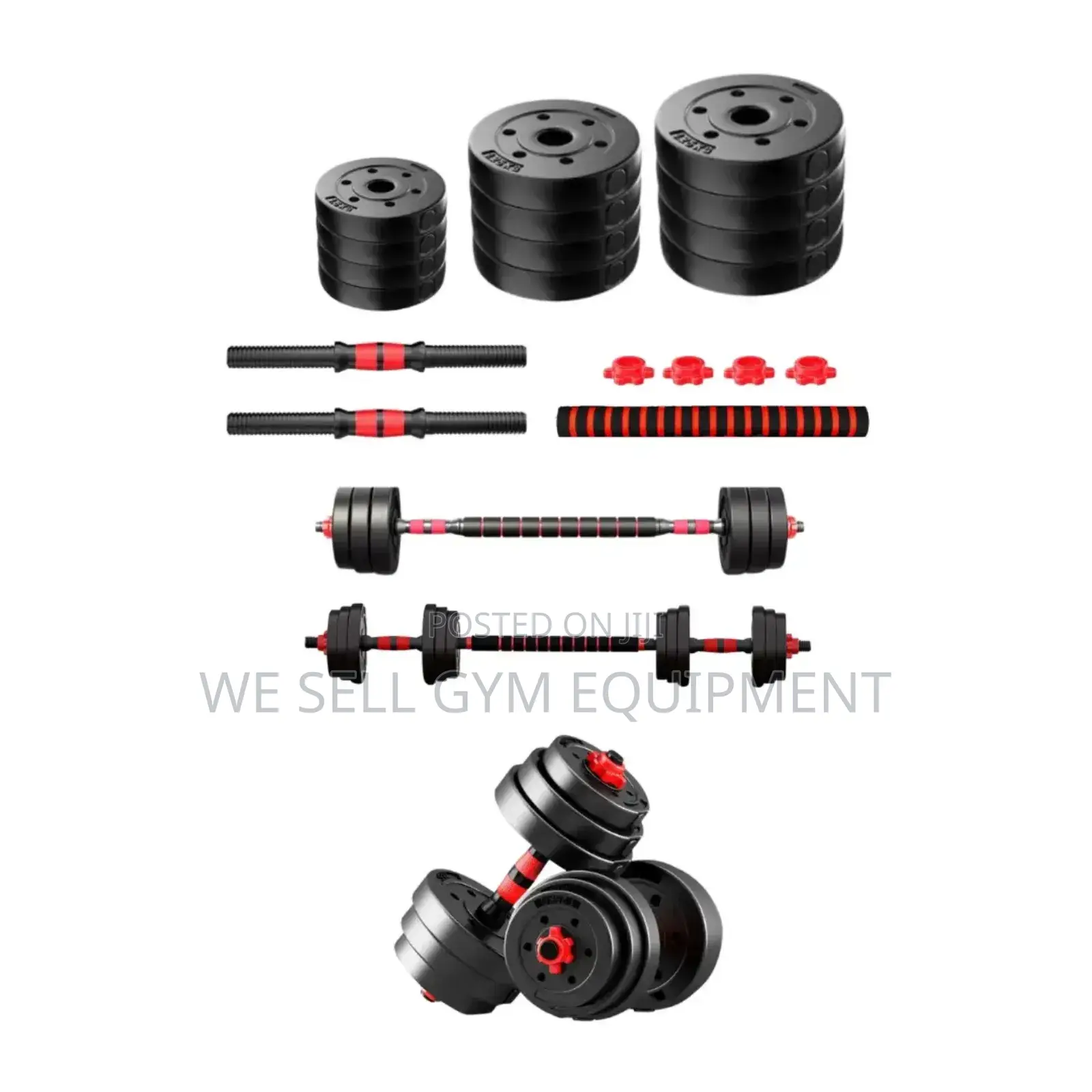 50kg Set PVC Plastic Weight