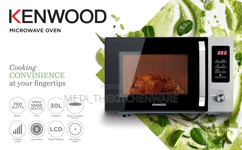 Kenwood Digital Microwave Oven With Grill 30l 1000w