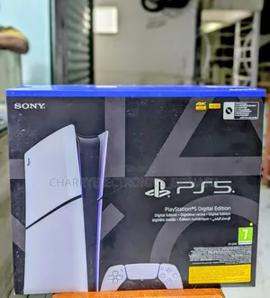 Photo - SONY Ps5 Game Slim Digital Edition 1tb Brand New Pad 1 USB