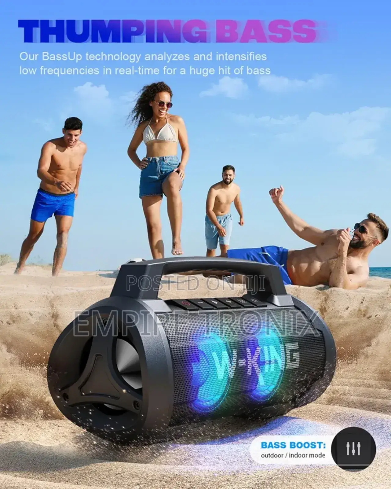 W-King D10 Powerful 70W Party Bluetooth Speaker