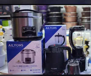Set Ya Blender1.5L 2in1, Kettle 1.8L Na Rice Cooker 1.8L Bl