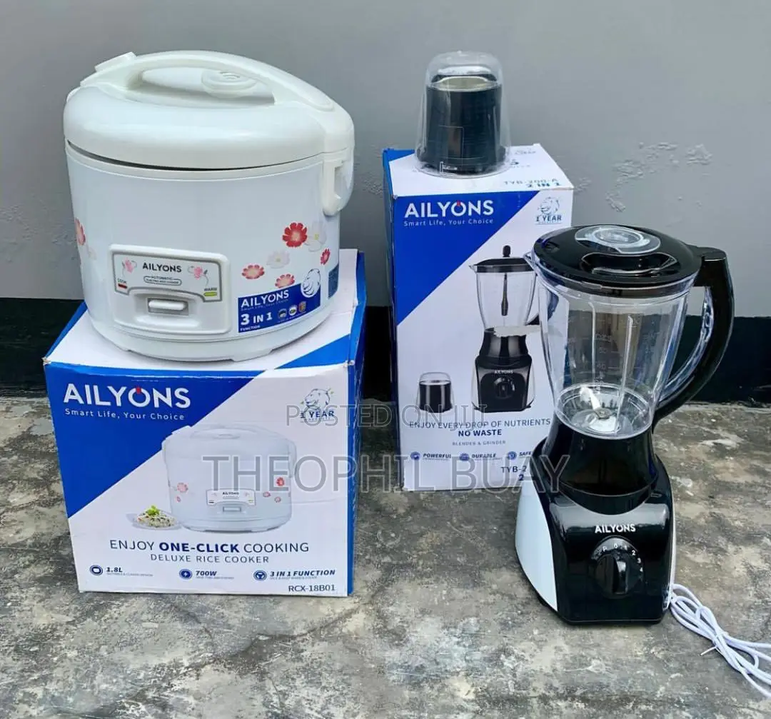 Set Ya Blender 2in1, Rice Cooker 1.8L 2in1