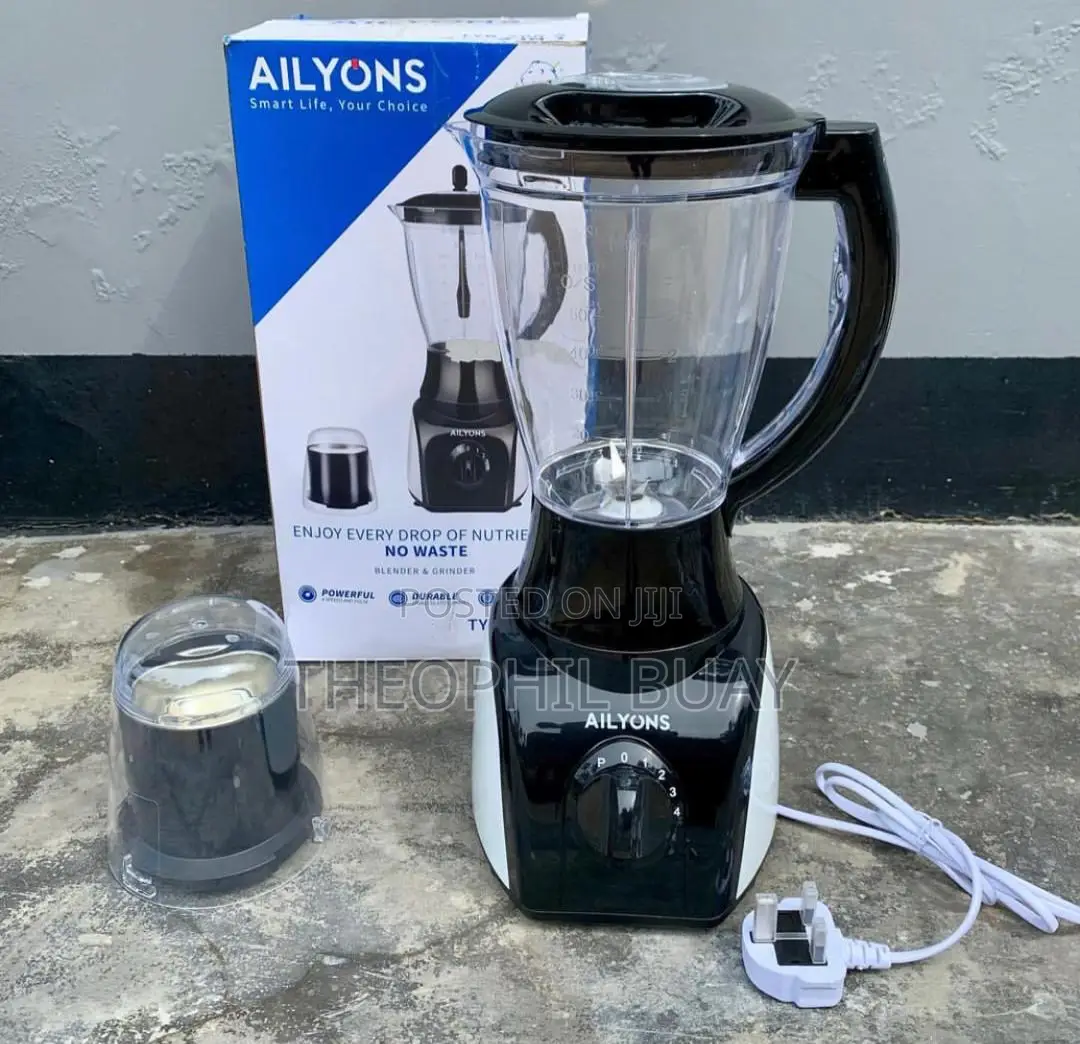 Ailyons 1.5L Blender 2in1 Black