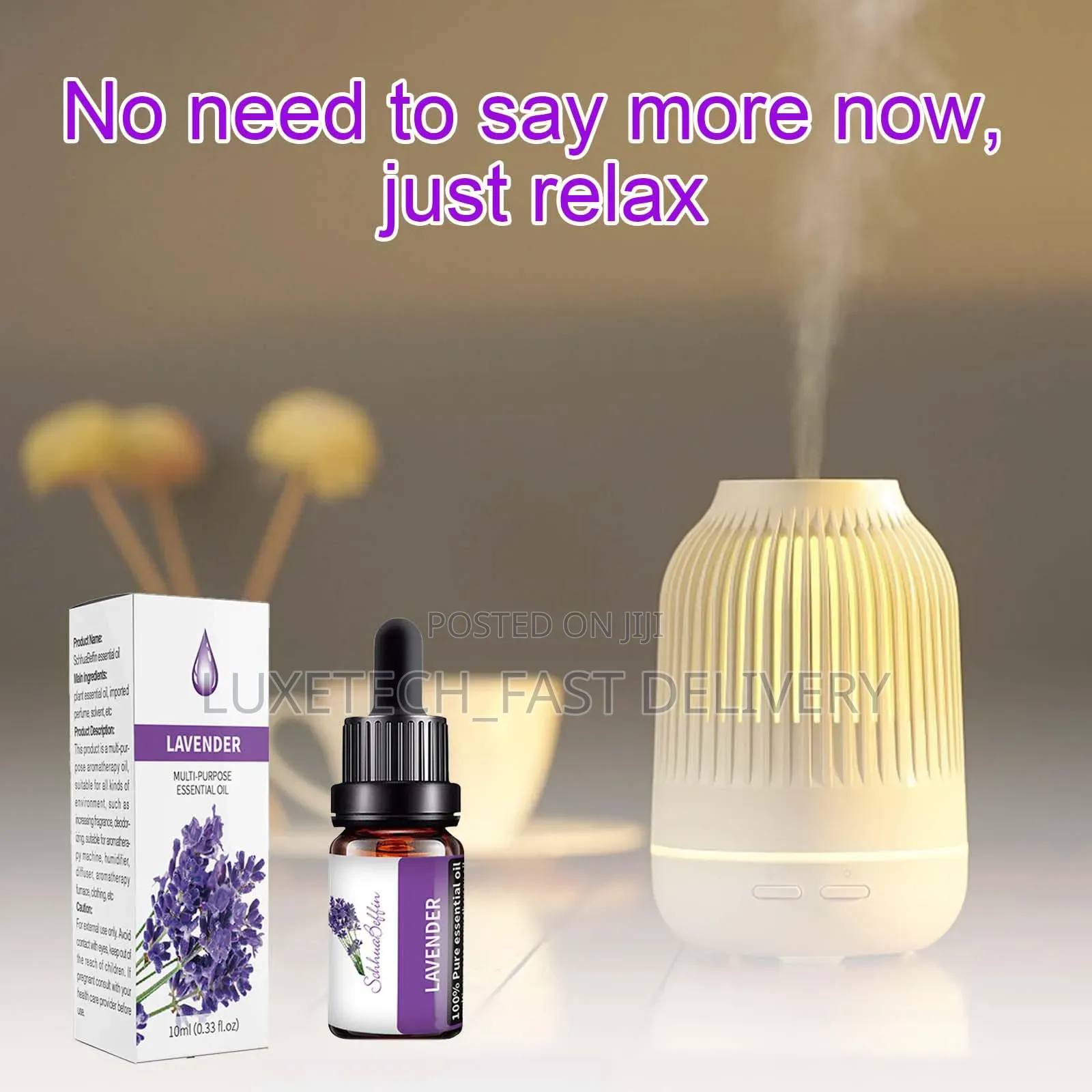Lavender Essential Oil for Aroma Therapy