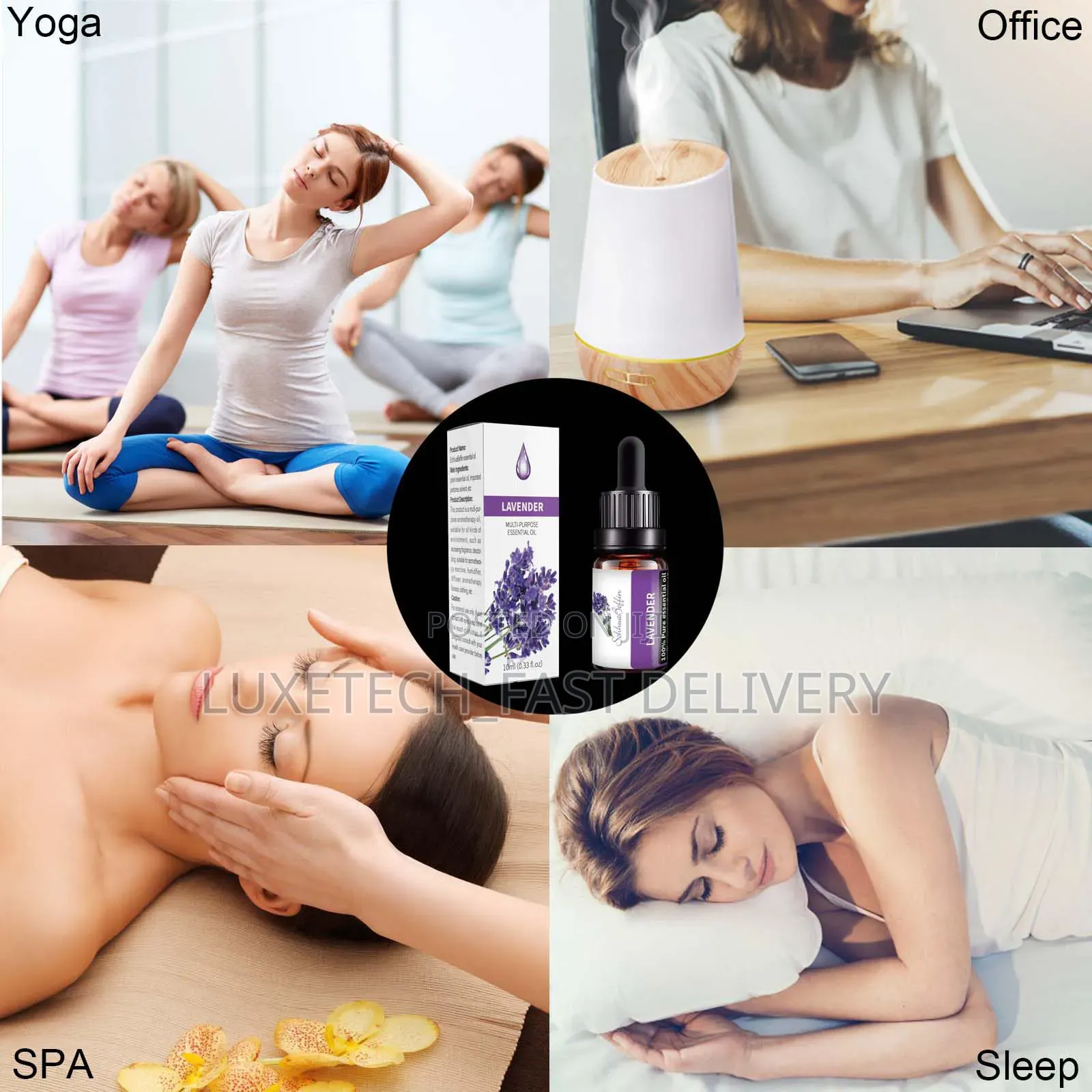 Lavender Essential Oil for Aroma Therapy