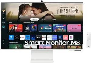 Samsung 32" Smart Monitor M8 M80C With Webcam White