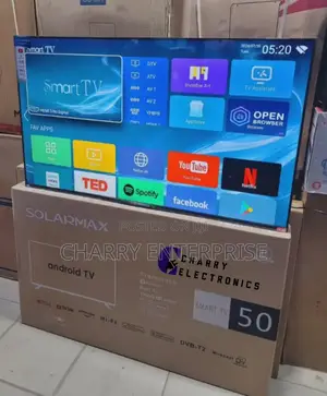 SOLARMAX Tv 50 Inch SMART Android FRAMELESS Miracast