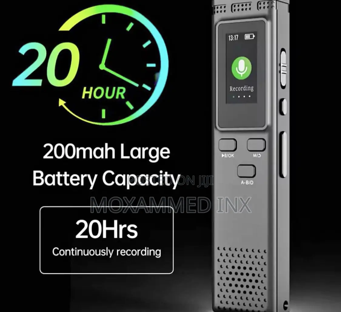 Voice Recorder 200mah 20hrs