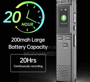 Voice Recorder 200mah 20hrs