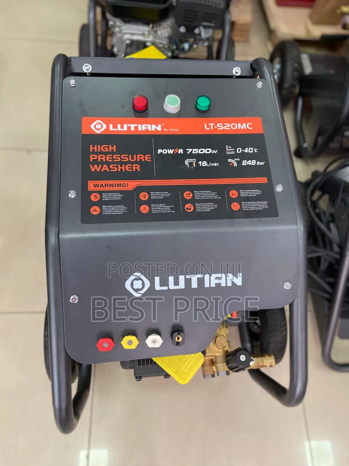 Lutian Pressure Washer 3 Phase 3200psi